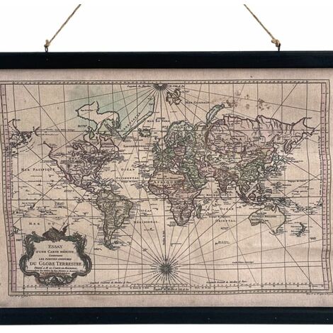 Toile déco Globe terrestre à suspendre