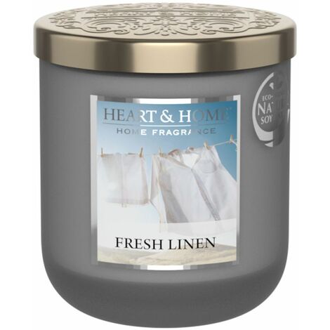Bougie Parfumée Heart And Home – Cire De Soja – Avec Amour – 30 Heures – NEUVE