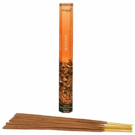 20 Bâtonnets d'encens aromatika senteur myrrhe (1/2)