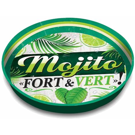 Plateau métallique Mojito (1/3)