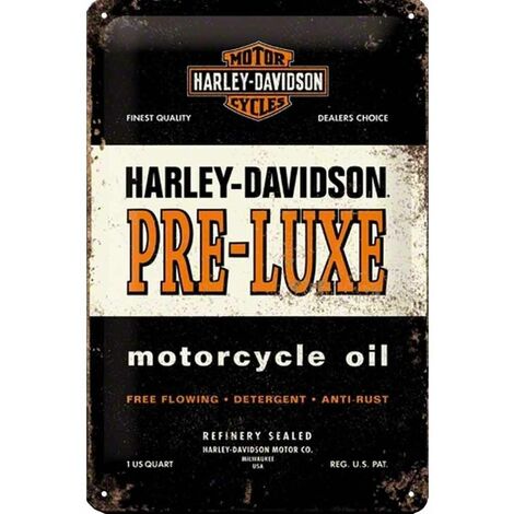 Plaque métal Harley Davidson