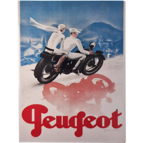 Magnet rétro moto (1/2)