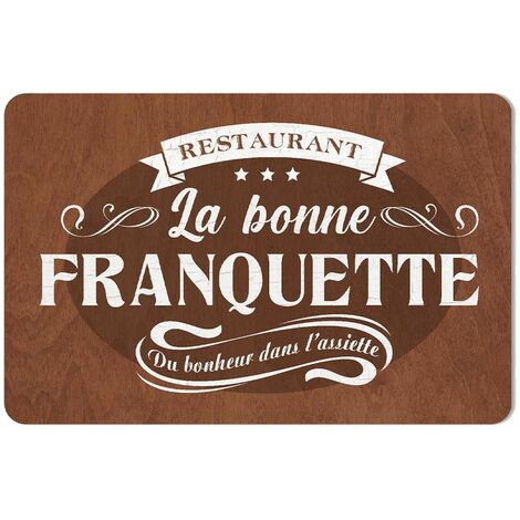 Set de table - La Bonne Franquette (1/2)