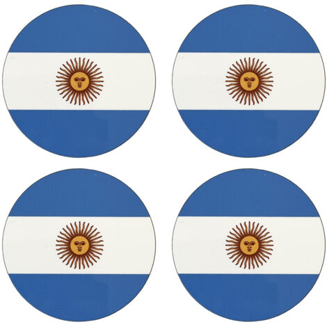 Set de 4 dessous de verres Argentine by Cbkreation (1/2)