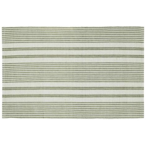 Set de table en coton Chaumont sauge (1/2)