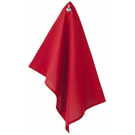 Essuie mains en coton couleur Rouge 50 x 70 cm