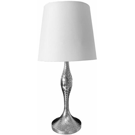 Lampe de table AREU en métal Argenté (1/2)