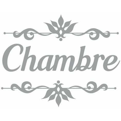 Sticker décoratif de porte pour chambre