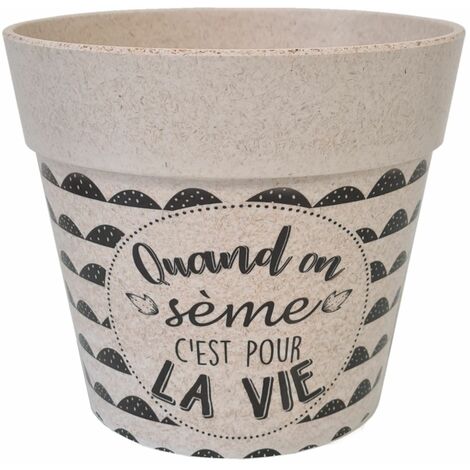 Cache pot quand on sème en bambou (1/2)