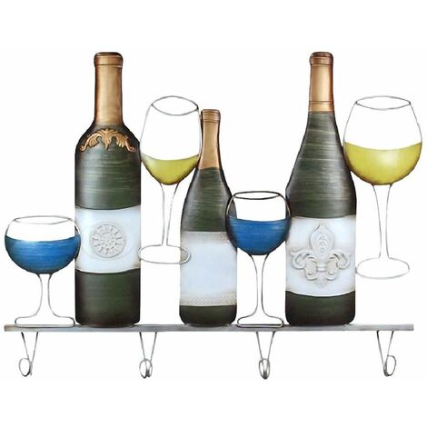 Patère déco murale Vin (1/3)