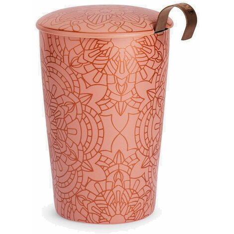 Tasse en porcelaine à double paroi avec infuseur - Mandala Power (1/3)