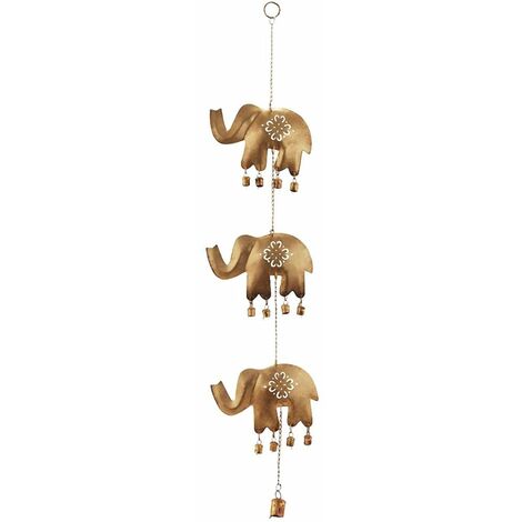 Mobile clochettes 3 Éléphants (1/2)