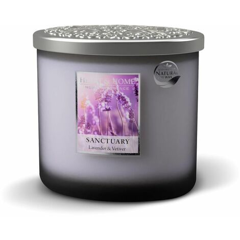 Bougie ellipse 2 mèches heart and home jardin secret (1/2)
