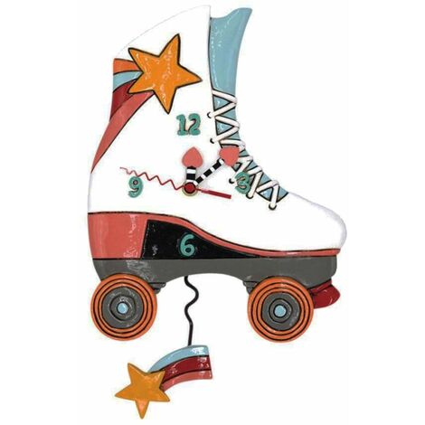 Horloge Roller Skate conçue par l'artiste Michelle Allen (1/2)
