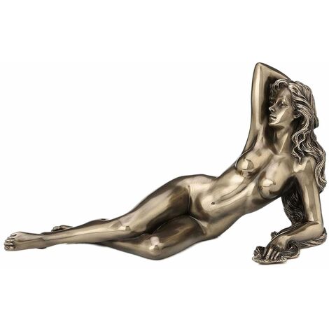 Signes Grimalt Figurines en bronze  Femme nue bronze doré 7x21x12cm 18119 (1/2)
