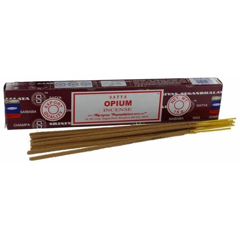 Encens Satya Opium - 15 grammes environ 15 Bâtonnets (1/2)