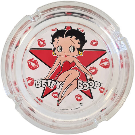 Cendrier rond métallique Betty Boop Motarde | Leroy Merlin