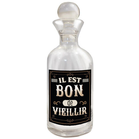 Carafe à spiritueux en boite cadeau 1 litre (1/2)