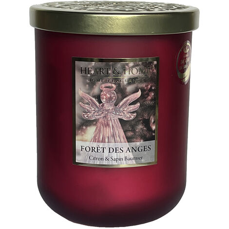 Grande bougie heart and home foret des anges (1/2)