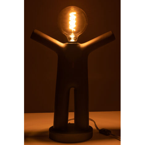 Lampe sur pied Stay up + down, noire