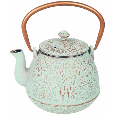 Théière japonaise verte en fonte 1 litre (1/3)