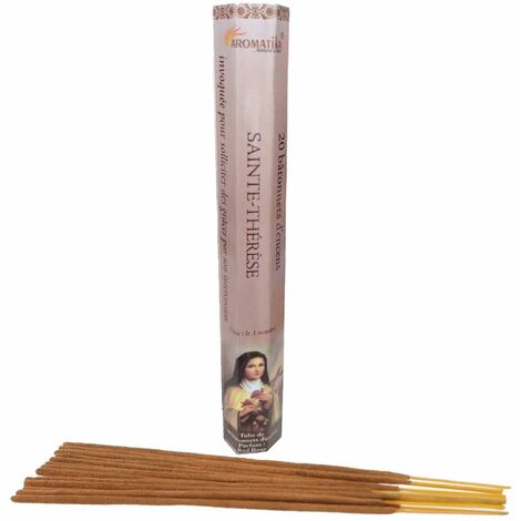 20 Bâtonnets d'encens aromatika sainte thérèse rose rouge (1/2)