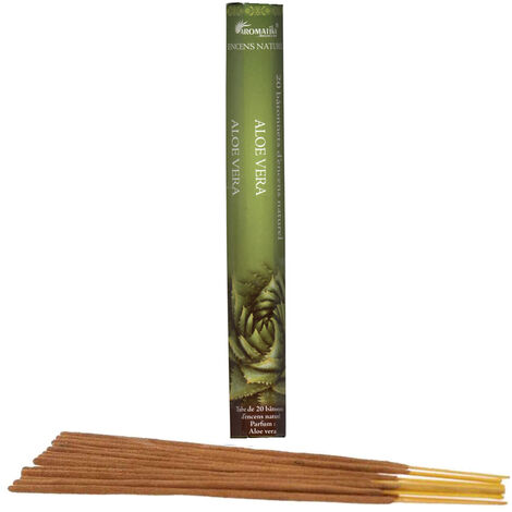 20 Bâtonnets d'encens aromatika senteur Aloé Vera (1/2)