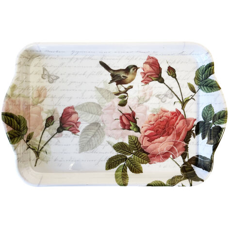Mini plateau vide poche rectangulaire Roses (1/2)