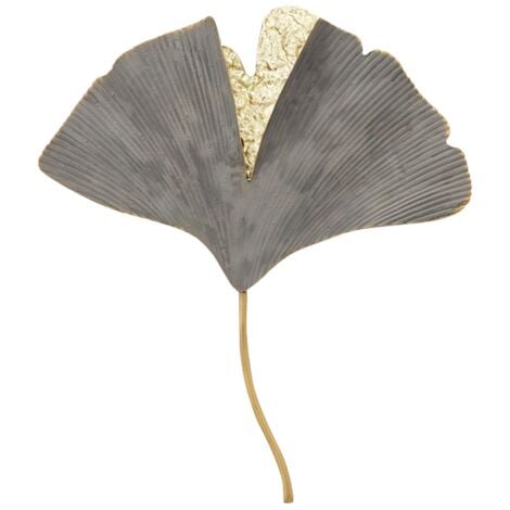 Bague Feuille De Ginkgo Dorée - Atelier Coquillage