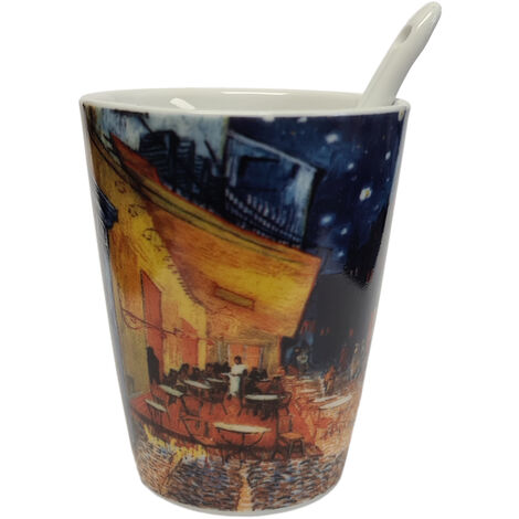 1 Gobelet Expresso Van Gogh - Terrasse du Café le Soir (1/2)