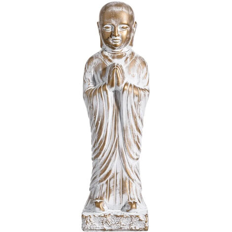 Statue Moine Bouddhiste en prière 45 cm (1/4)