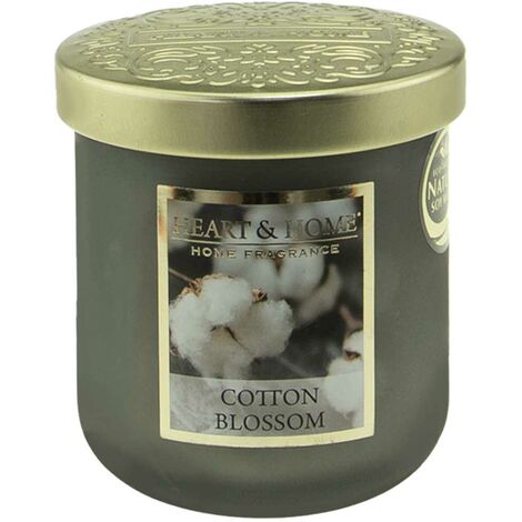 Jarre Bougie Heart and Home Fleurs de Coton (1/2)