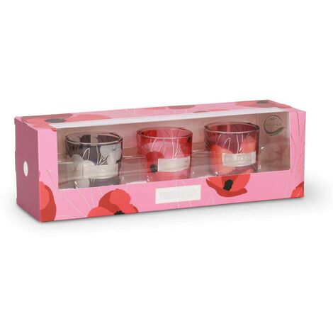 Coffret cadeau 3 bougies Votives Heart and Home (1/3)
