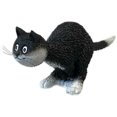 Figurine La Surprise Par Dubout – Chat Noir En Résine – Parastone