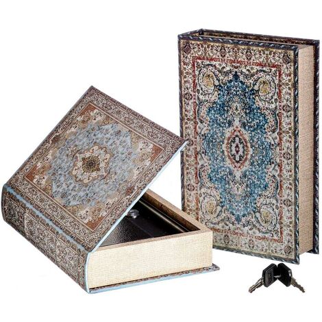 HMF Livre Coffre-Fort Camouflé Espagne 23x15x4cm - Cachette Discrète Pour Objets De Valeur
