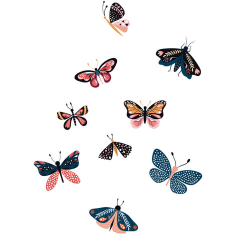 Autocollant Mural Papillons (1/2)