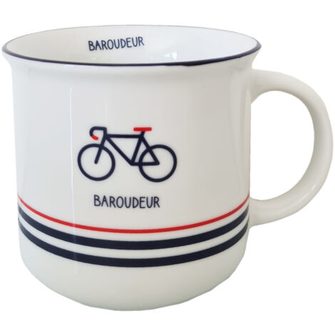 Tasse en porcelaine Baroudeur - Vélo (1/3)