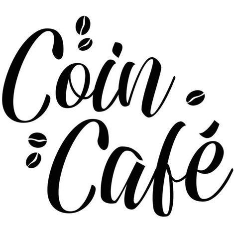 Autocollant Mural coin café (1/2)