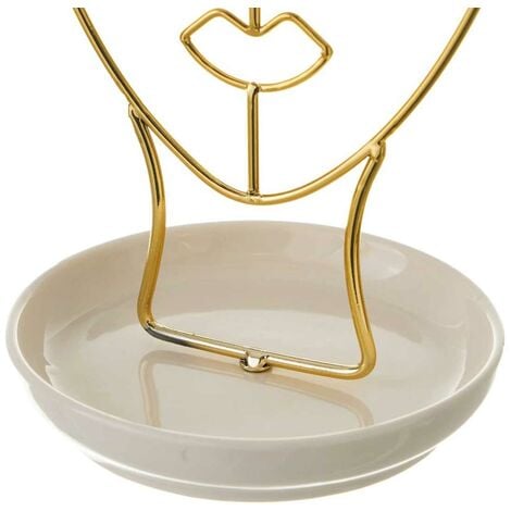 Porte Bijoux En Métal Rose Et Doré | Maisons Du Monde