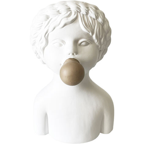 Vase fillette Bubble blanc 26 cm (1/2)