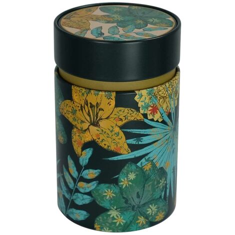 Petite boite Rustic Flower pour le thé Contenance 150 gr (1/2)