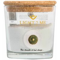 Bougie en poudre 250 grs la bougie autrement vert pailleté