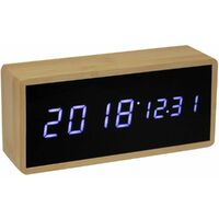 Réveil Led bambou