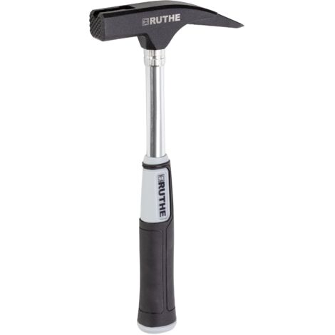 RUTHE Profi Latthammer Stahlrohr mit Magnet schwarz (1/5)