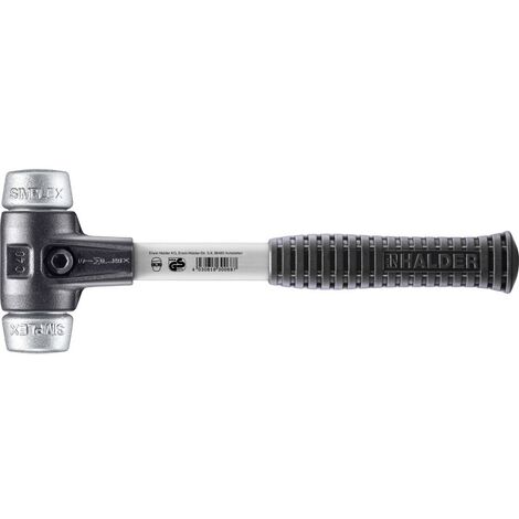 HALDER SIMPLEX Schonhammer Ø 40 mm Weichmetall mit verstärkem Tempergussgehäuse und Fiberglasstiel (1/5)