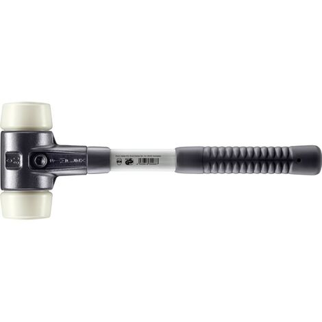 HALDER SIMPLEX Schonhammer Ø 60 mm Nylon mit verstärkem Tempergussgehäuse und Fiberglasstiel (1/5)