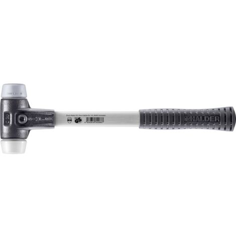 HALDER SIMPLEX TPE-Hammer mittel / Superplastik mit verstärktem Tempergussgehäuse und Glasfaserstiel - D=30 mm - 3737.030 (1/5)