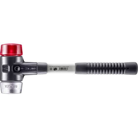 HALDER SIMPLEX Hammer Kunststoff / Weichmetall mit verstärktem Tempergussgehäuse und Glasfaserstiel - D=60 mm - 3769.060 (1/5)