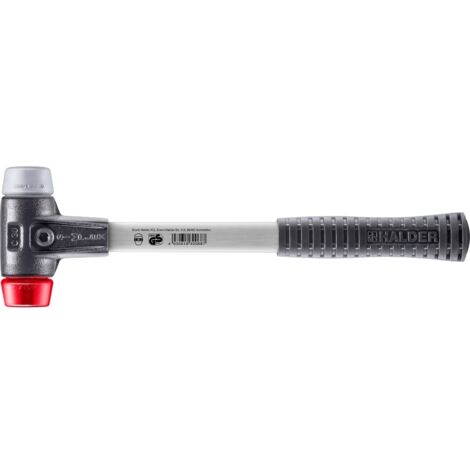 HALDER SIMPLEX TPE-Hammer mittel / Kunststoff mit verstärktem Tempergussgehäuse und Glasfaserstiel - D=30 mm - 3736.030