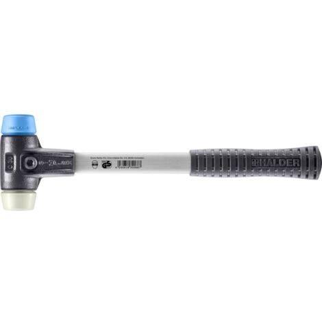HALDER SIMPLEX TPE-Weichhammer / Nylon mit verstärktem Tempergussgehäuse und Glasfaserstiel - D=30 mm - 3718.030 (1/5)